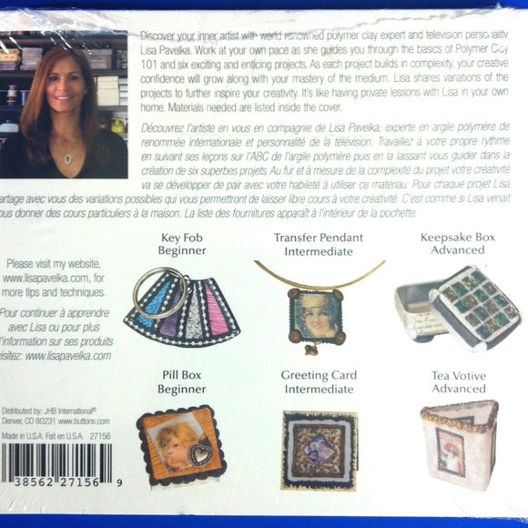 Lisa Pavelka Claying Around Intructional DVD Create 6 Mixed Media Masterpieces - Picture 3 of 4